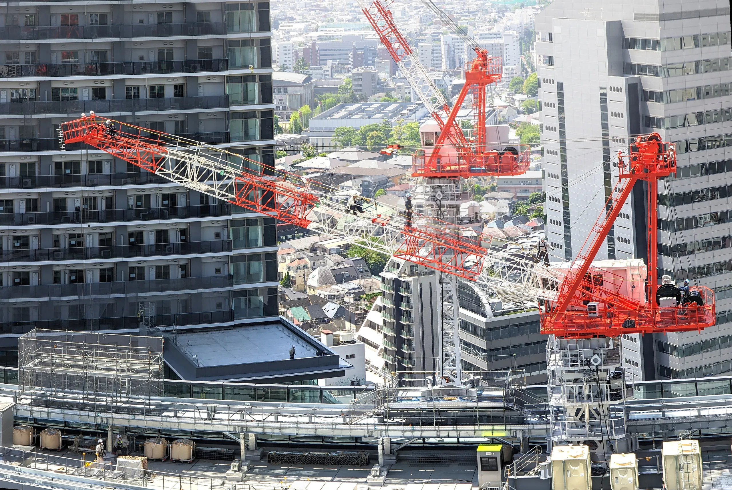 Baustelle mit Kran — Software für die Baubranche