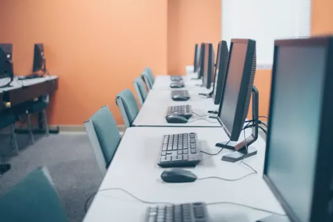 Modernes Büro eines Softwareteams